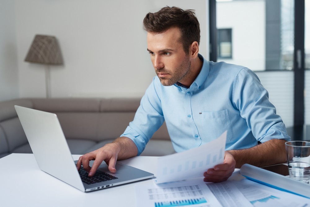 focus man working shutterstock