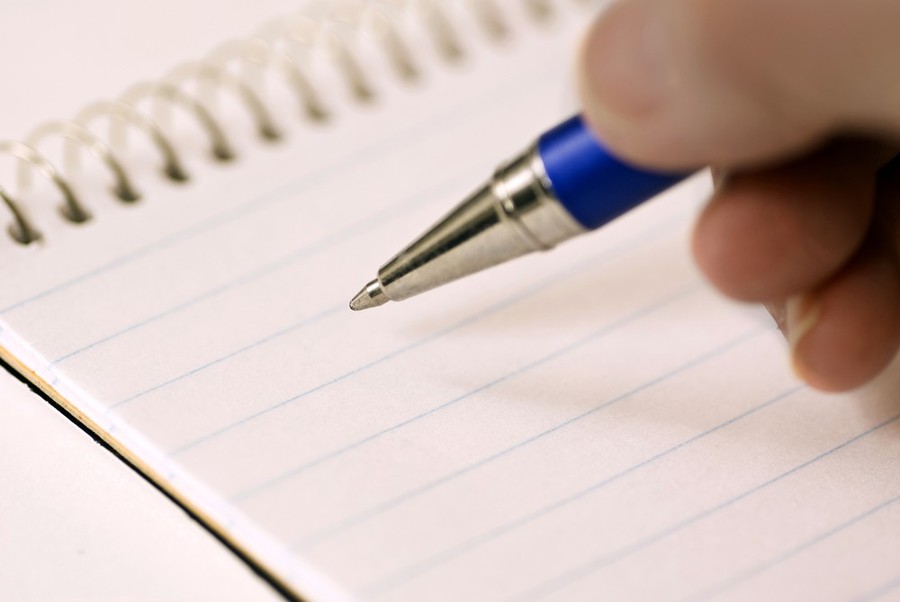 note writing shutterstock