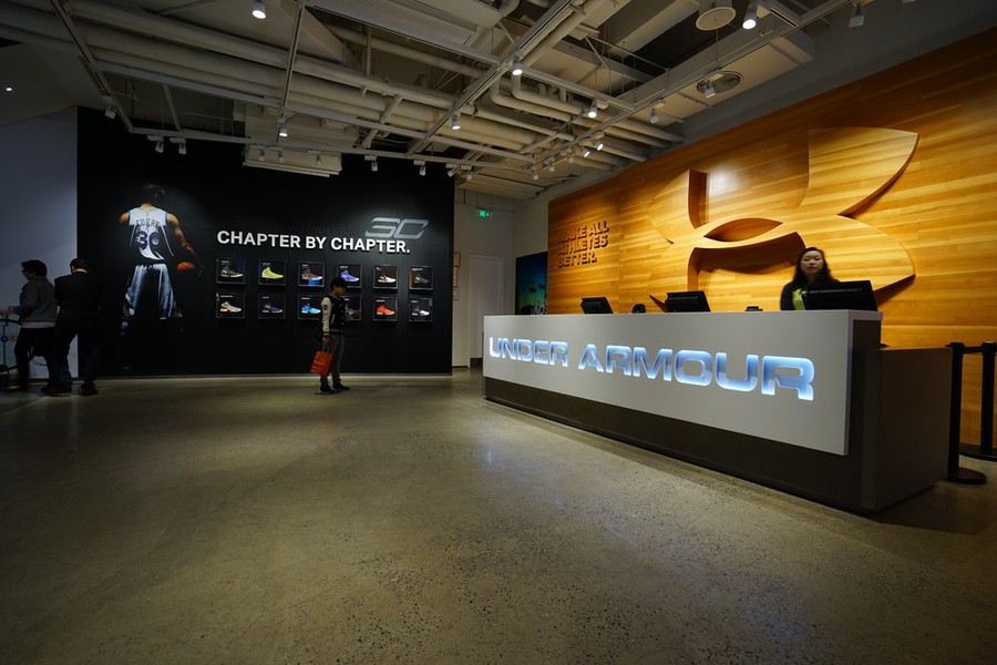 僅編輯使用 under armour shutterstock